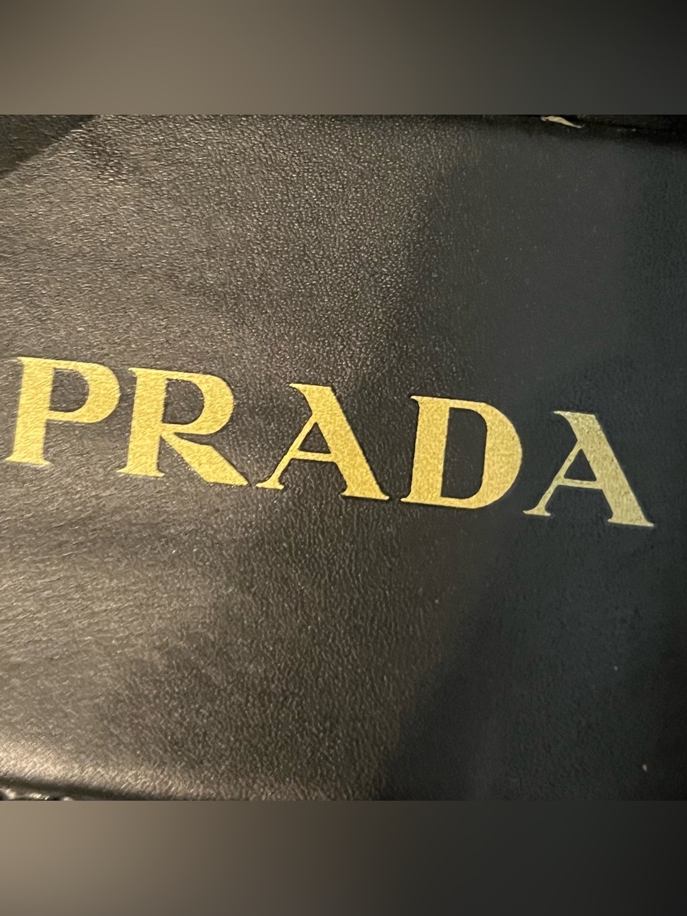Prada Black Leather Crisscross Slingback Sandals 45mm Women's Size 37.5 7.5 - Picture 14 of 16